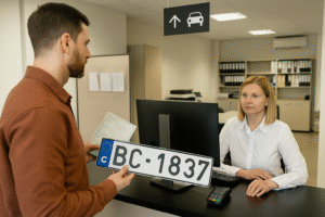 Automobilio registracija "Regitroje"